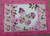 Butterfly Placemat 1 Pretty in Pink Beautiful Floral Cotton Handmade Quilted