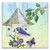 Truly McKenna  Home Tweet Home HTH01  Uptown   8x8 Art Print Panel  Cotton