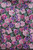 Vintage Pansies Purple Green PinkCotton Fabric Sold by the Yard