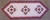 Pink and Brown Floral Table Runner 19x50 Handmade and Quilted Cotton Fabric