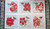 Poinsettia and Birds Panel White 27 x 44 Christmas Cotton Fabric 723098084584
