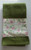 Handmade Spring towel Green with Pink and Green Accents Cotton Terry Cloth
