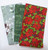 Christmas Red Poinsettias Green Holly New Half Yard Plus Bundle