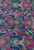 Vintage Designs in Teal and Red Cotton Fabric by the yard
