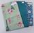 Aqua Green Paris Dots Floral Fabrics 2yd 5in Last the Best End of Bolt