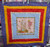 Friends are Flowers Quilted Wall Hanging 28x 28 Handmade and Quilted