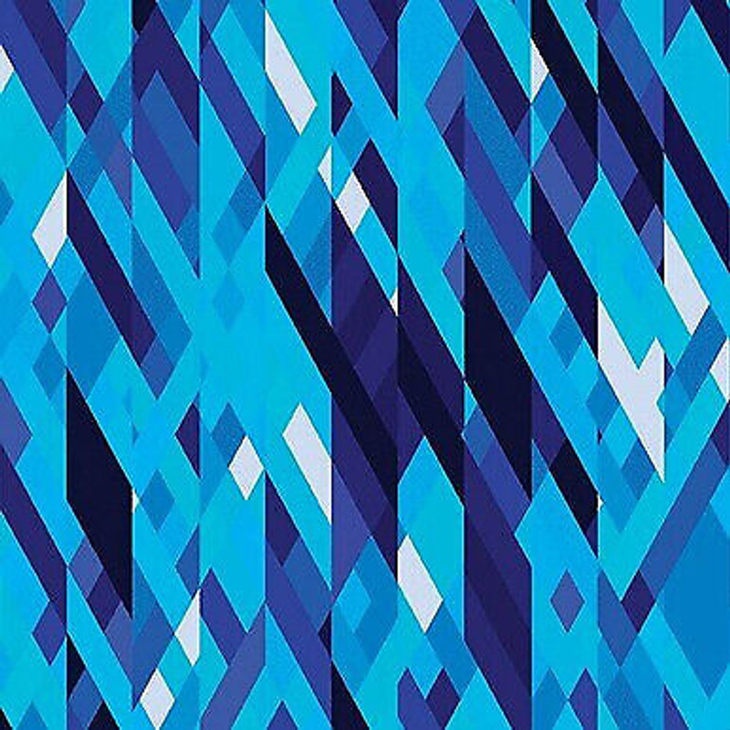 Color Collage Blue - Kanvas by Benartex Cotton Fabric