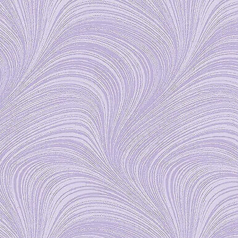 Wave Texture~Purple Cotton Fabric by Benartex