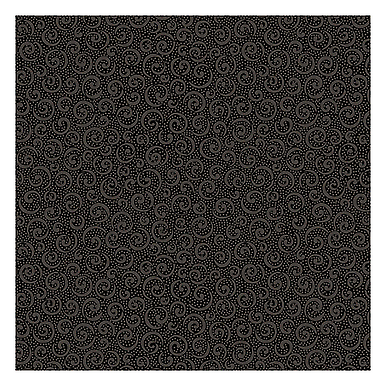 Black Curly Cues Quilting Illusions Cotton Fabric by Quilting Treasures