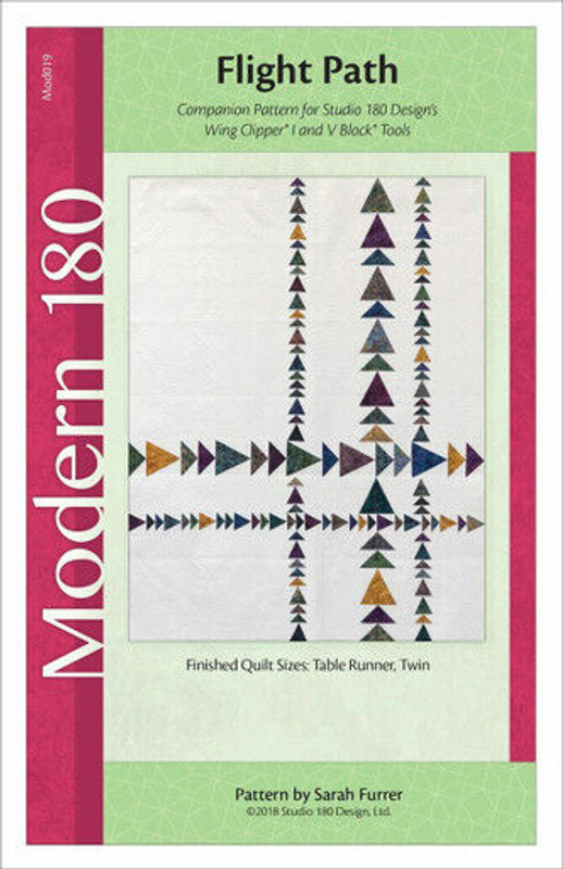 Pattern~Flight Path Modern~2 Sizes by Sarah Furrer of Studio 180 Designs