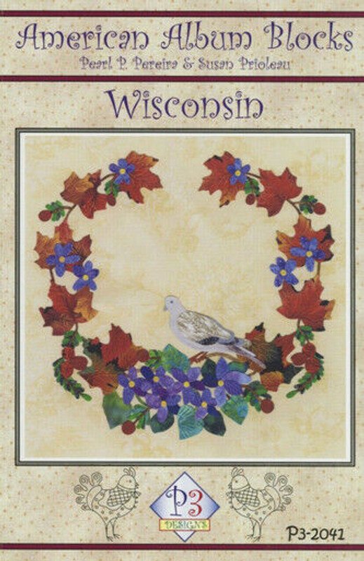 Pattern~American Album Wisconsin the Badger State # 2011'' by P3 Designs