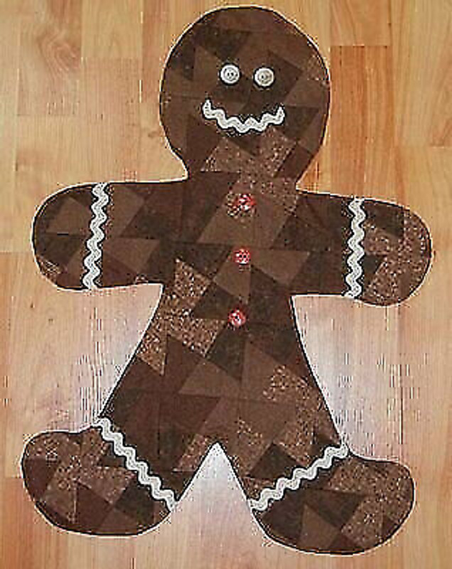 Twisted Gingerbread Man Pattern by Rose Pohlar