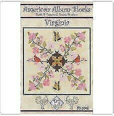 Pattern~American Album - Virginia the Old Dominion State Block 46~15'' by P3 Des