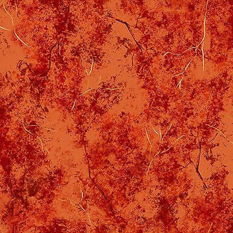 Shades of Autumn Cinnamon Metallic Fabric Red Cotton Fabric by RJR Fabrics