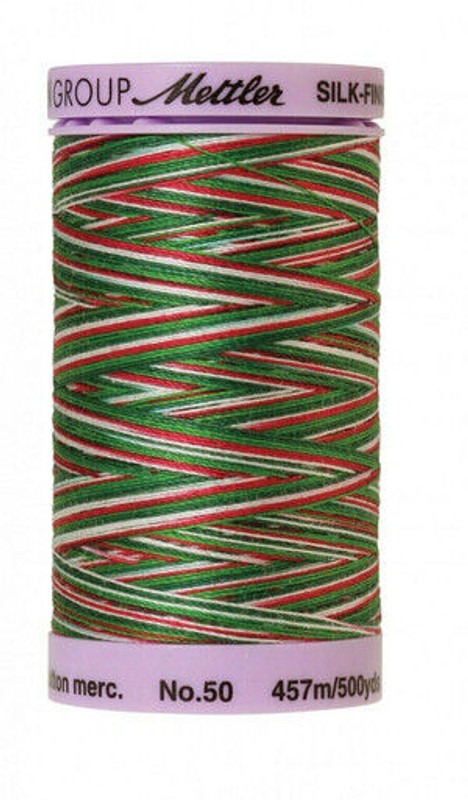 Silk Finish Cotton Multi Polyester Thread 50wt 500yds Seasons Greetings