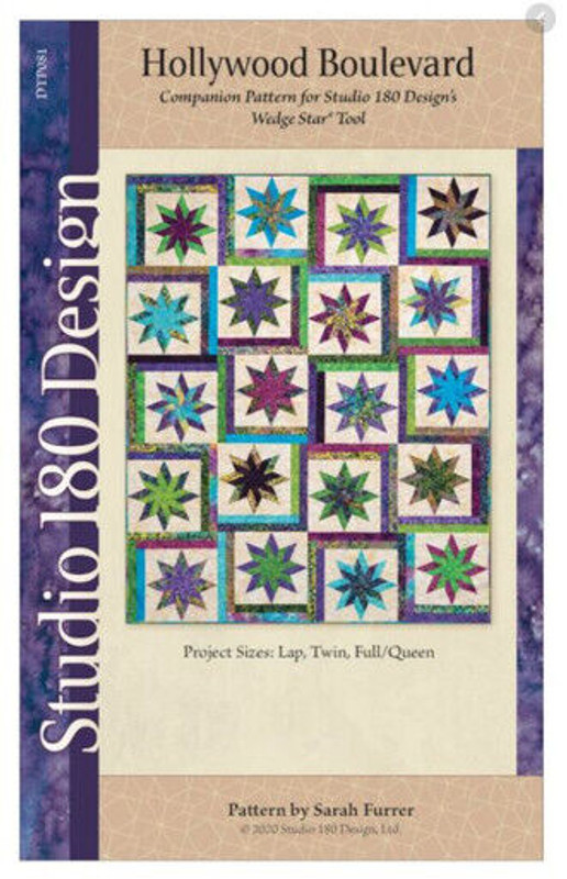 Hollywood Boulevard Quilt Pattern - Pattern Sarah Furrer - 3 Size by Studio 180