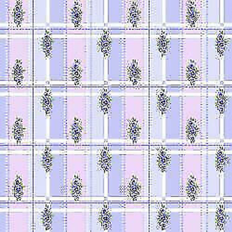 Bloomfield Ave Purple Pansy Lattice Cotton Fabric by RJR Fabrics