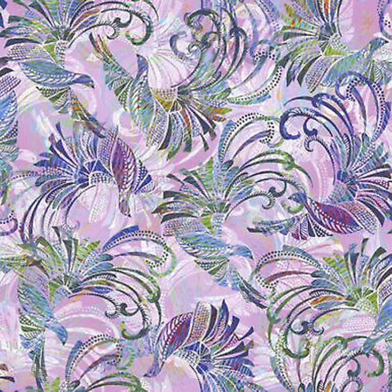 Starlight and Splendor Promenade Amethyst  Cotton Fabric By RJR Sold by the Yard