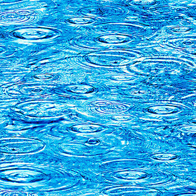 Open Air- Raindrops on WaterBlue Quilting Treasures-Cotton Fabric-44" Wide