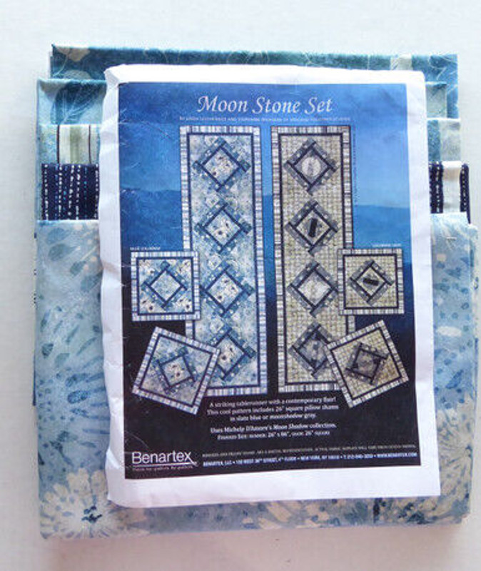 Moon Stone Kit 26 x 86 Table Runner and Pillow Shams Kit