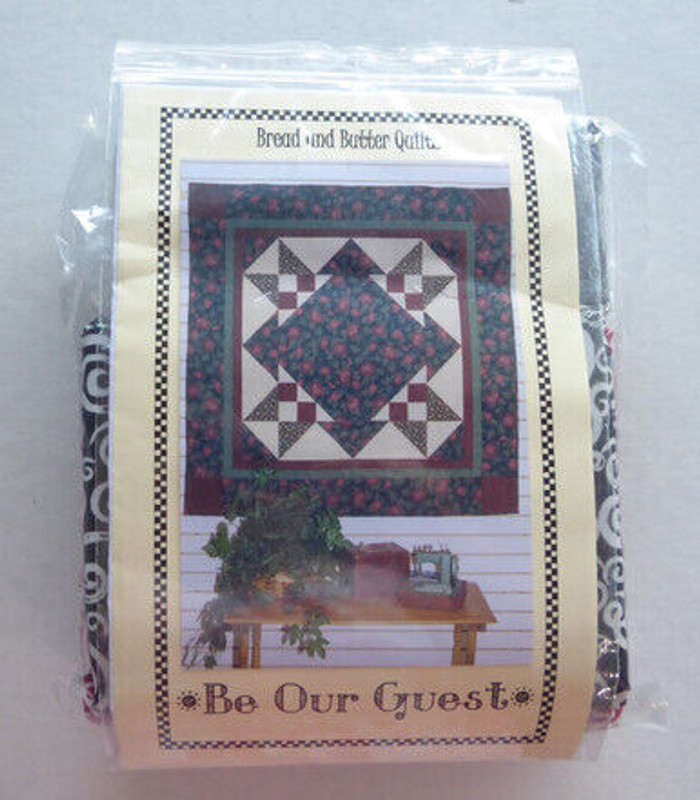 Be Our Guest Wall Hanging Kit 56x56 by Breas and Butter Quilts