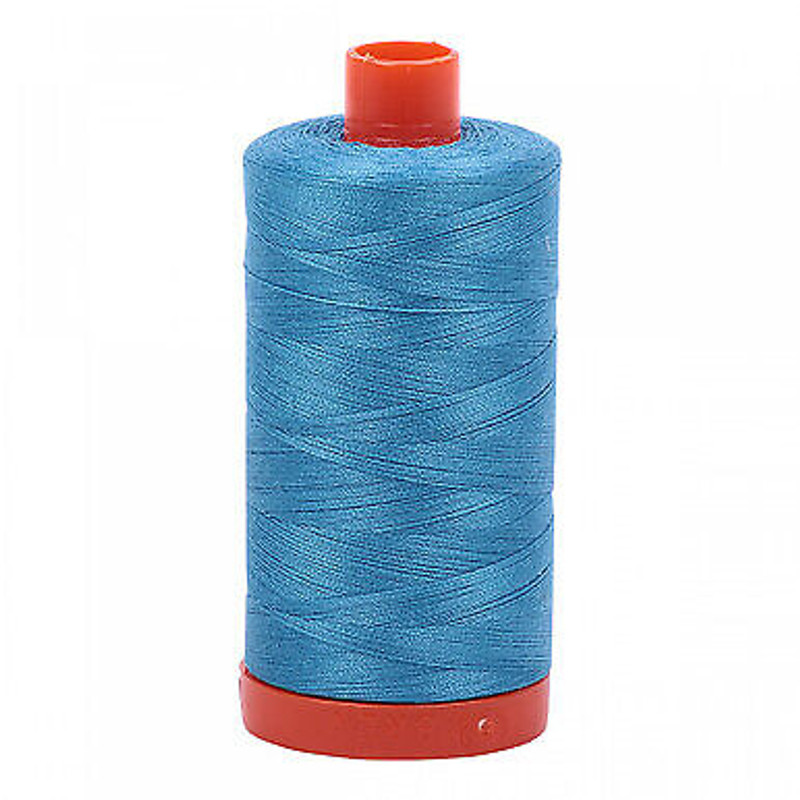 Aurifil Mako Cotton Thread Medium Teal 1125 50Wt 1422 Yd