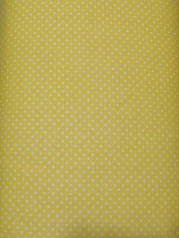 Flannel Tone on Tone Dot Yellow Cuddle Cotton Flannel Fabric by Fabri Quilt