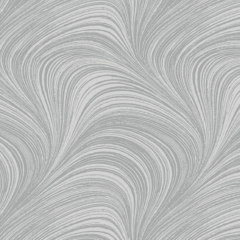 Wave Texture Cloud Gray Cotton Fabric from Benartex by the yard