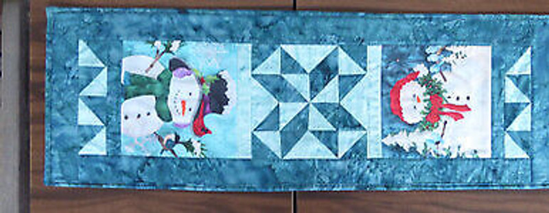 McKenna Ryan New Snow Buds Table Runner Handmade and Quilted by Sue