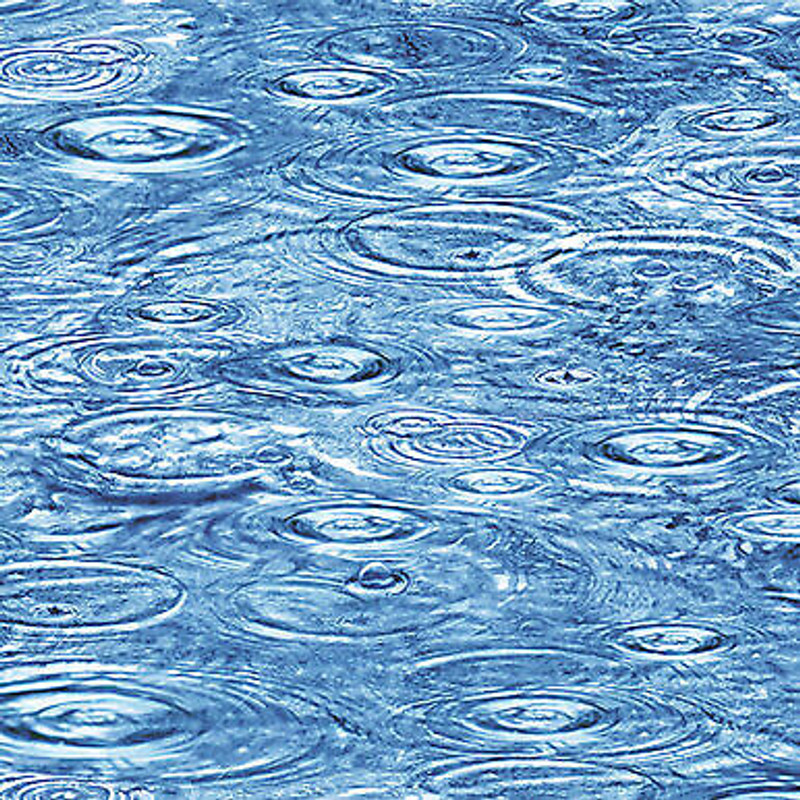 Open Air- Raindrops on Water Light Blue- Quilting Treasures-Cotton Fabric-44"...