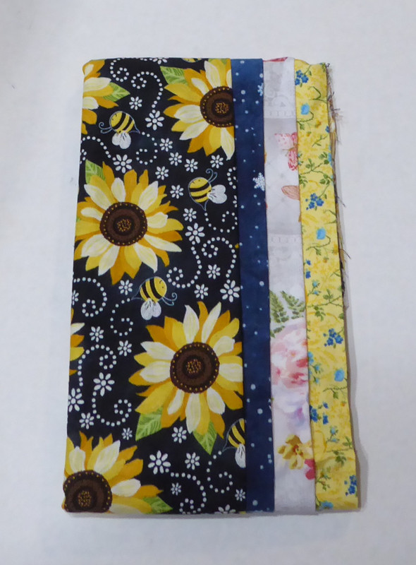 Floral Sunflowers Butterfleis Group of Fat Quarter 4 Pack Cotton Fabric