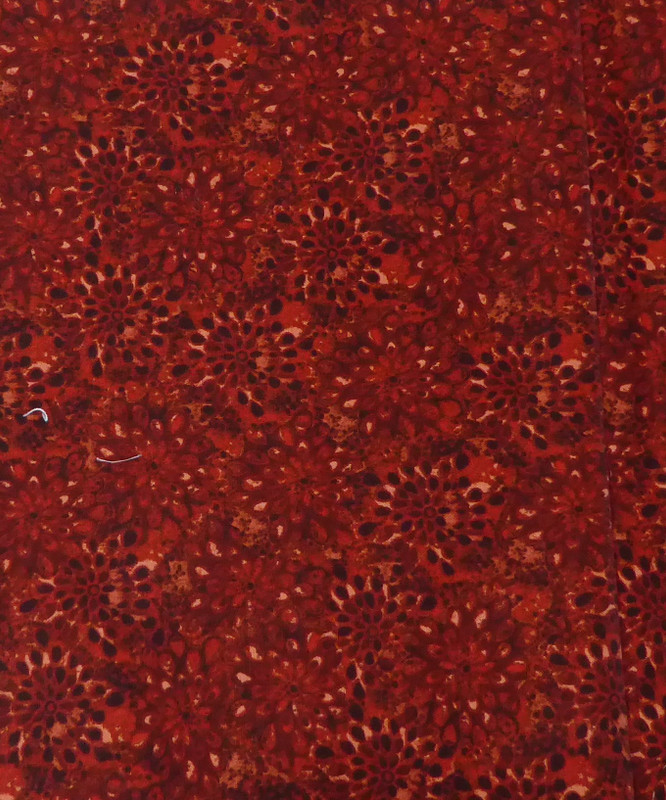 Floral Fusion Brown Cotton Fabric by the yard by Henry Glass