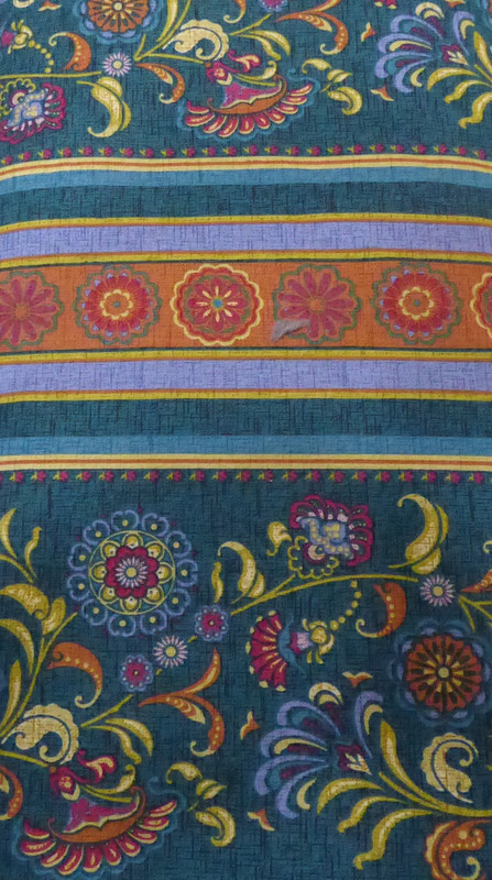 Vintage Ravello Floral Stripe by Benartex Cotton Fabric by The Yard