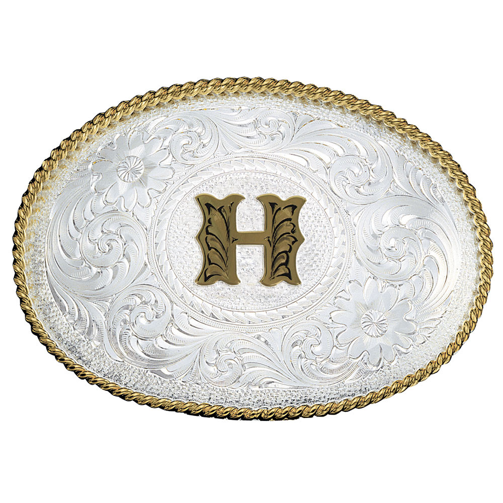 700H Montana Silversmith Initial Buckle  display picture 1