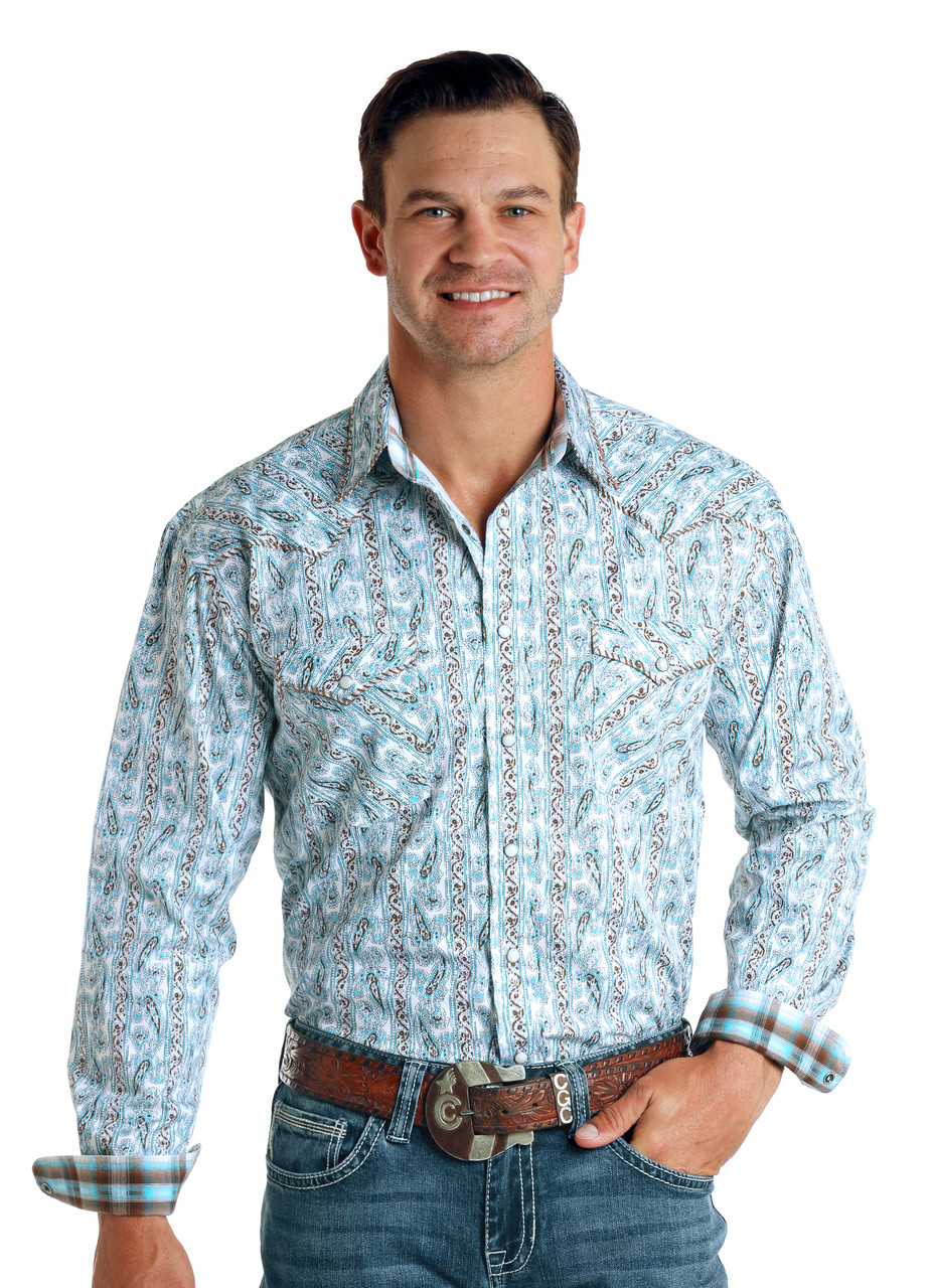 ROF5740 Panhandle Rough Stock Regular Fit Fancy Ferncroft Paisley