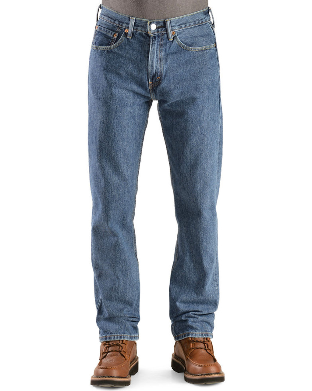 505-4891 Regular Fit Medium Stonewash Straight Leg Jeans