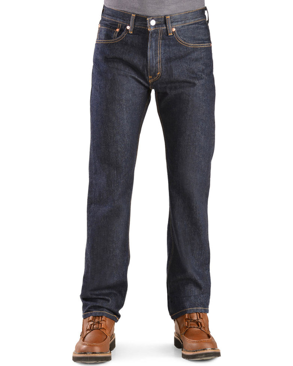 505-0216 Regular Fit Rinsed Indigo Straight Leg Jeans - Brantleys Western &  Casual Wear