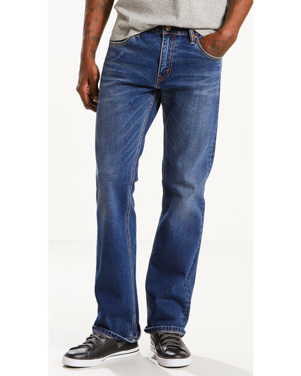 slim bootcut stretch jeans
