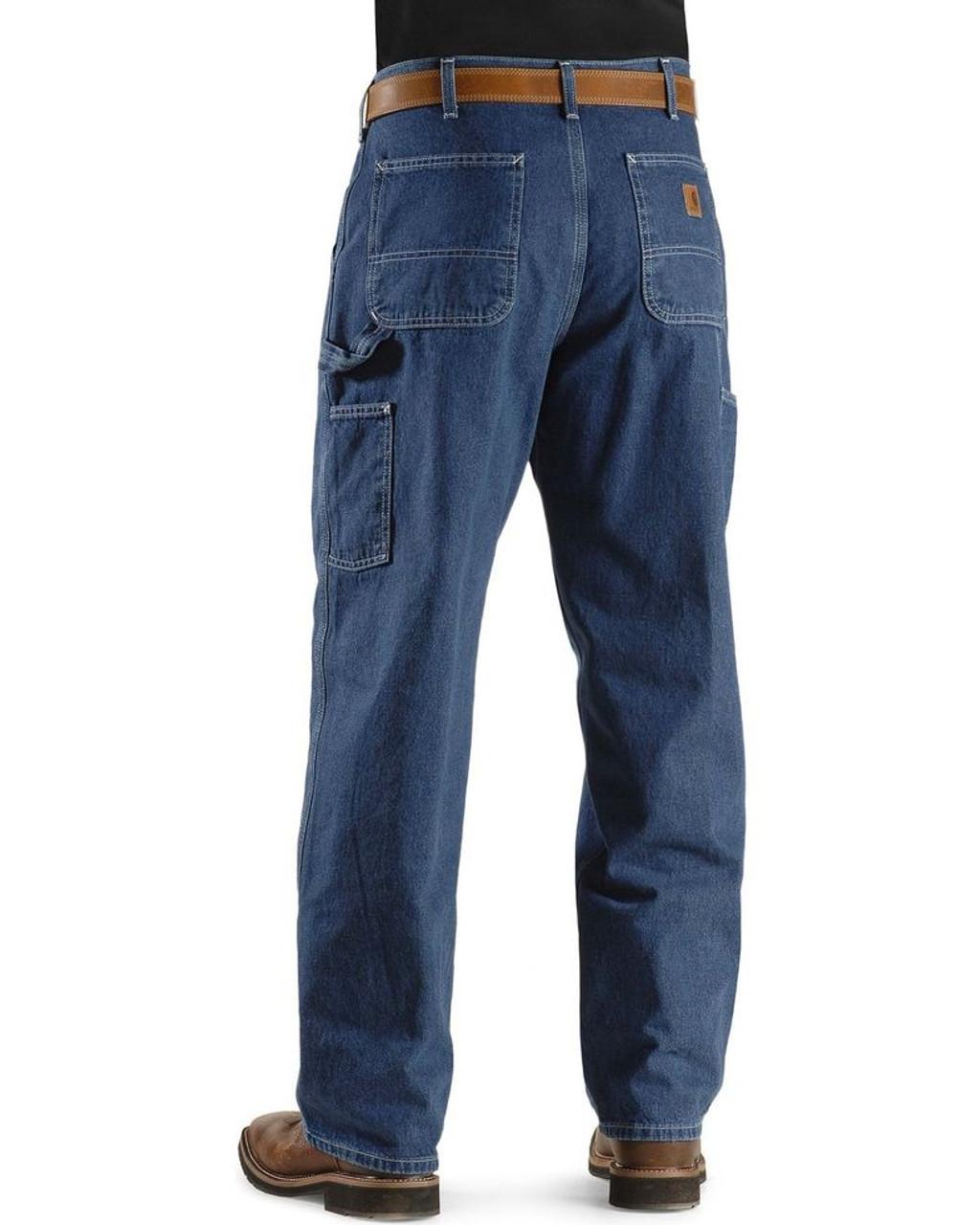 Work n' Sport Men's Fleece Lined Denim Utility Jeans - GPS