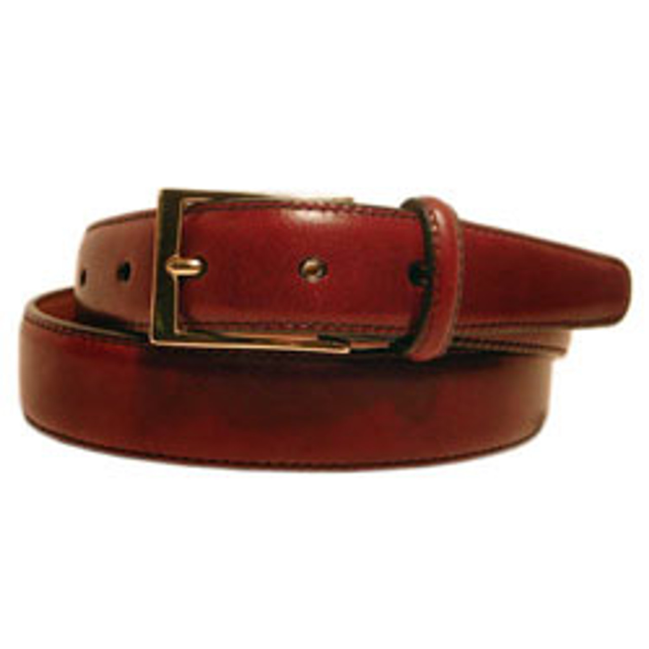 36113 Aniline Glaze Cordovan Brown Belt - Brantleys Western & Casual Wear
