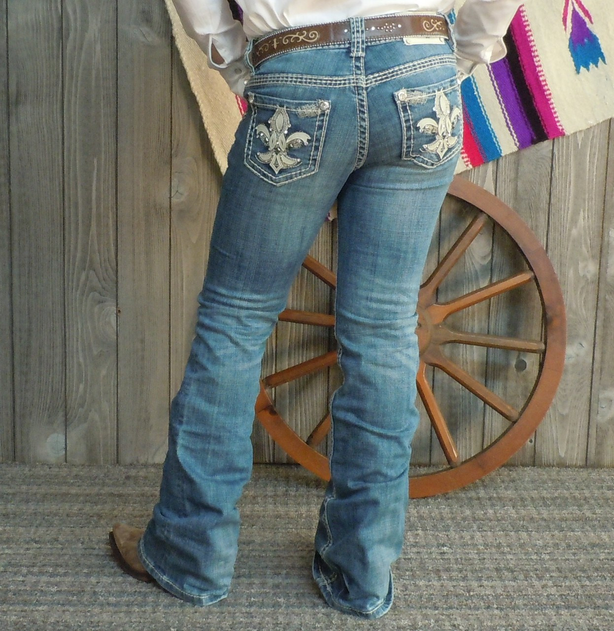 Girls sales cowgirl jeans