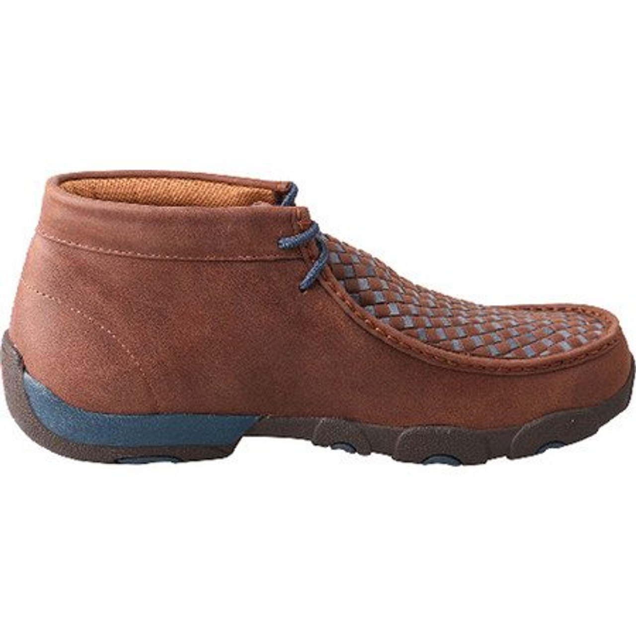 Premium Photo  A pair of brown and blue boots with the word  on