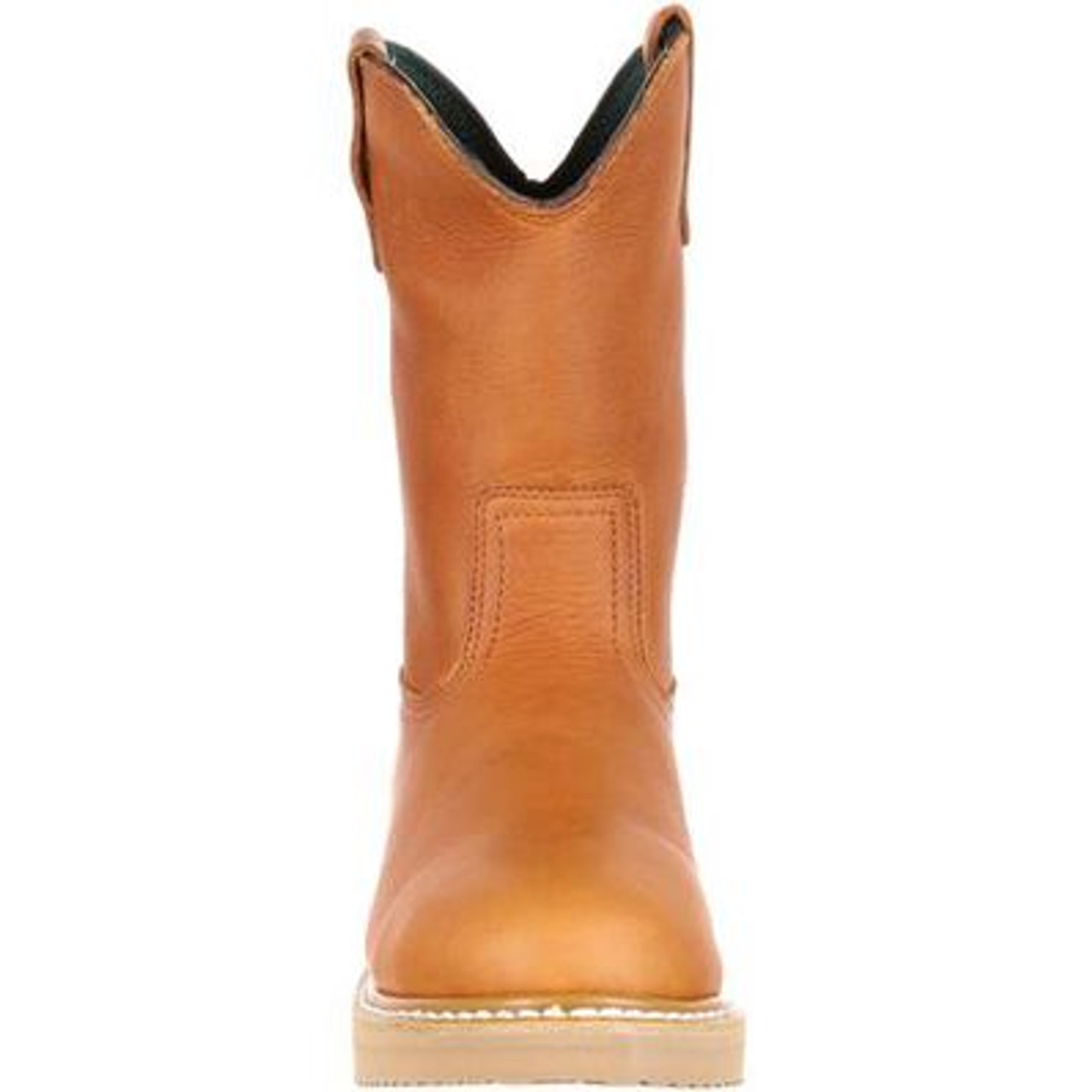 Wedge sole pull on sale on work boots