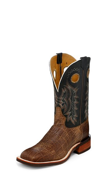 7971 Mens Tony Lama Creedance Black Elephant Print Western Boot