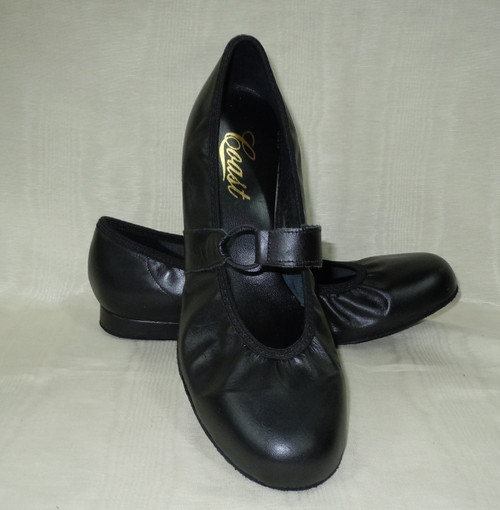 Ringo Black Elastic Ring Shoe 