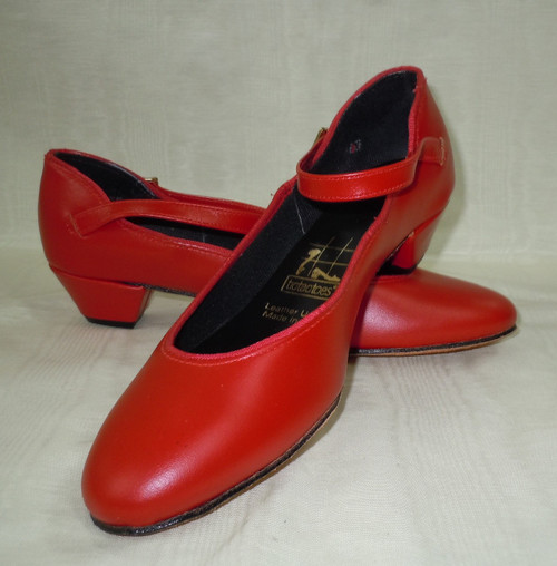 Clearance!! Julie Red Ankle Strap Shoe 