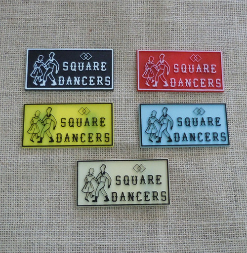 Square Dancer Refrigerator Magnet
