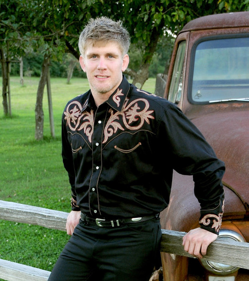 6715 Vintage Embroidered Shirt