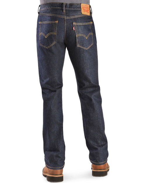 505-0216 Regular Fit Rinsed Indigo Straight Leg Jeans - Brantleys