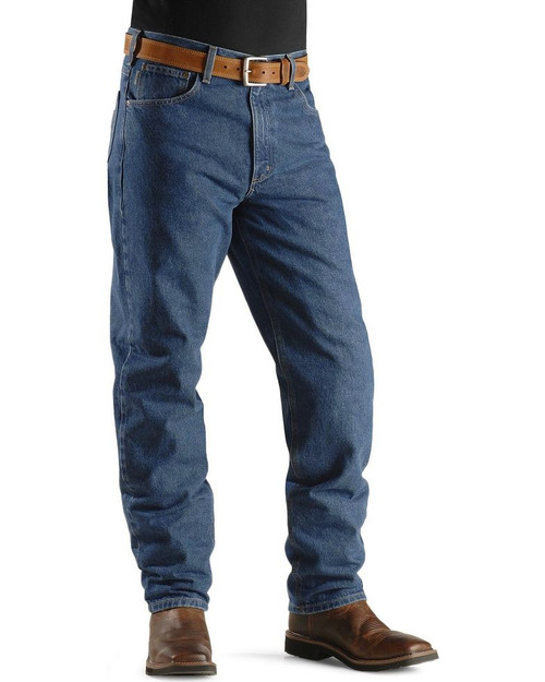 B17DST Big Carhartt Relaxed Fit Dark Stonewash Tapered Leg Jeans